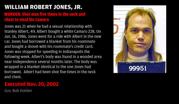 Executed Nov. 20, 2002: William Robert Jones Jr.